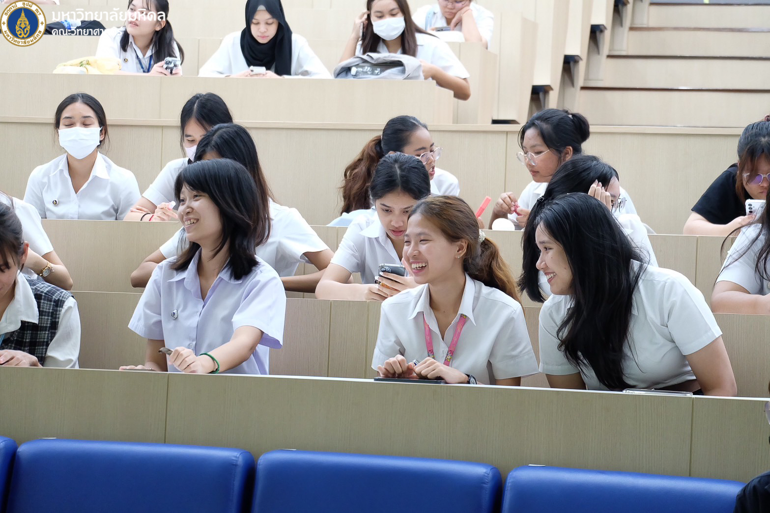 คณะวิทย์ ม.มหิดล จัดกิจกรรมชี้แจงสาขาวิชาปีการศึกษา 2566 เปิดมุมมองการเรียน เส้นทางอาชีพ พร้อมแชร์ประสบการณ์รุ่นพี่ 6 สาขา ป.ตรี หลักสูตรไทย ให้แก่นักศึกษาชั้นปีที่ 1