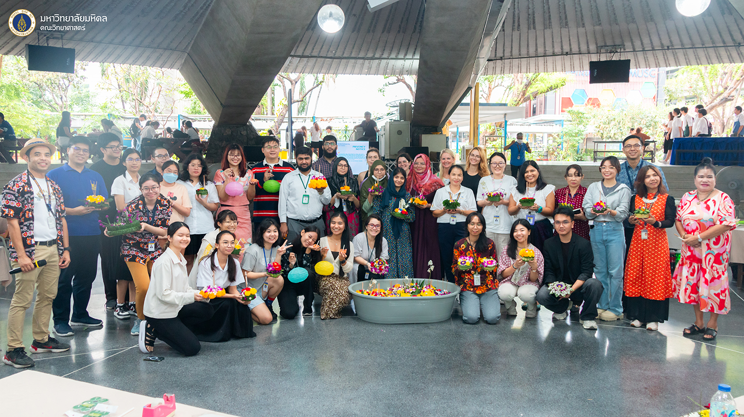 งานความร่วมมือระหว่างประเทศ คณะวิทย์ มหิดล จัดกิจกรรม “Mahidol Science Cultural Exchange: International Loy Krathong Day” ร่วมประดิษฐ์กระทงและเรียนรู้วัฒนธรรมประเพณีนานาชาติ